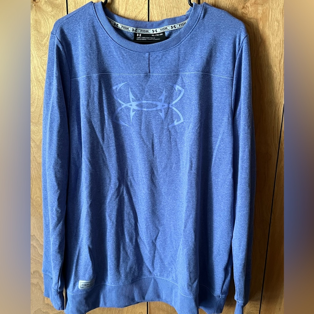 Under Armour Lilac Sweatshirt with Classic Crew Neck